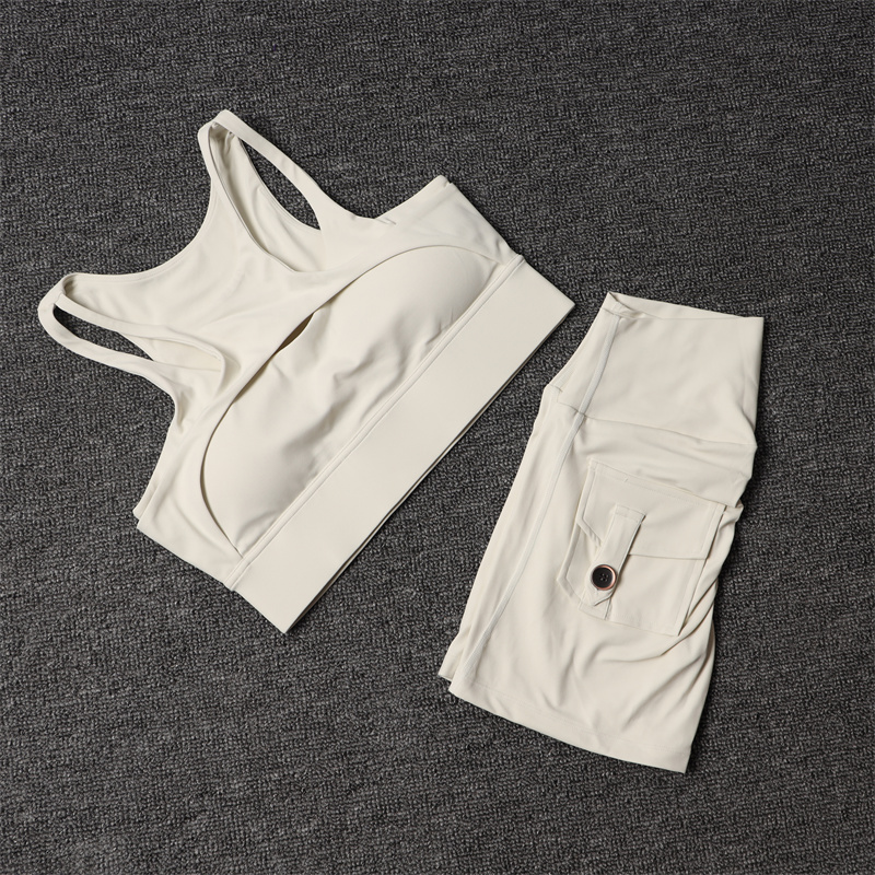 Sports Bra Racerback - Fitness Shorts Yoga Sets frauen Trainingsanzug