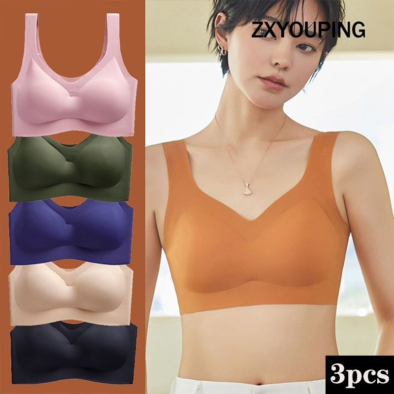 Cotton Bra Everyday - 3pcs sexy Sport-BH nahtlose BH mit