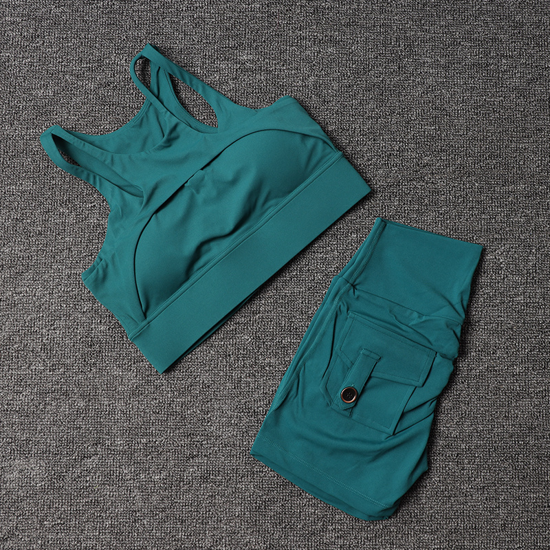 Fitness Shorts Yoga Sets fraue – Sports Bra Racerback Bewertung und Preis