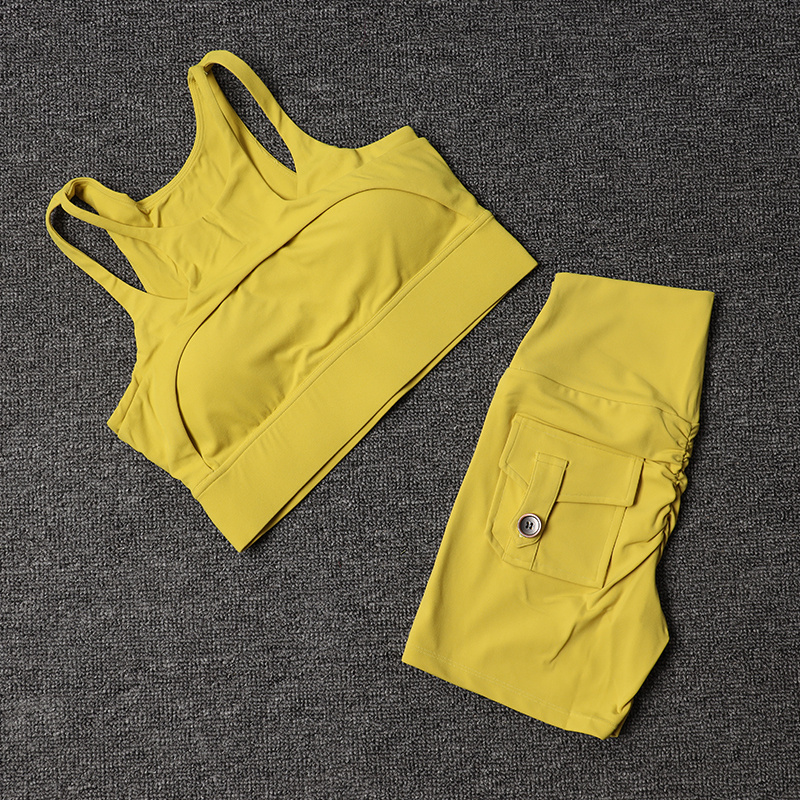 Fitness Shorts Yoga Sets fraue – Sports Bra Racerback Bewertung und Preis