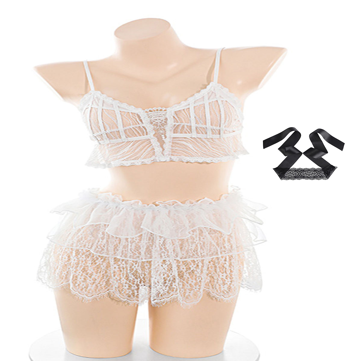 LISM Süßes, durchsichtiges Spi – Lace Bralette Set Bewertung und Preis