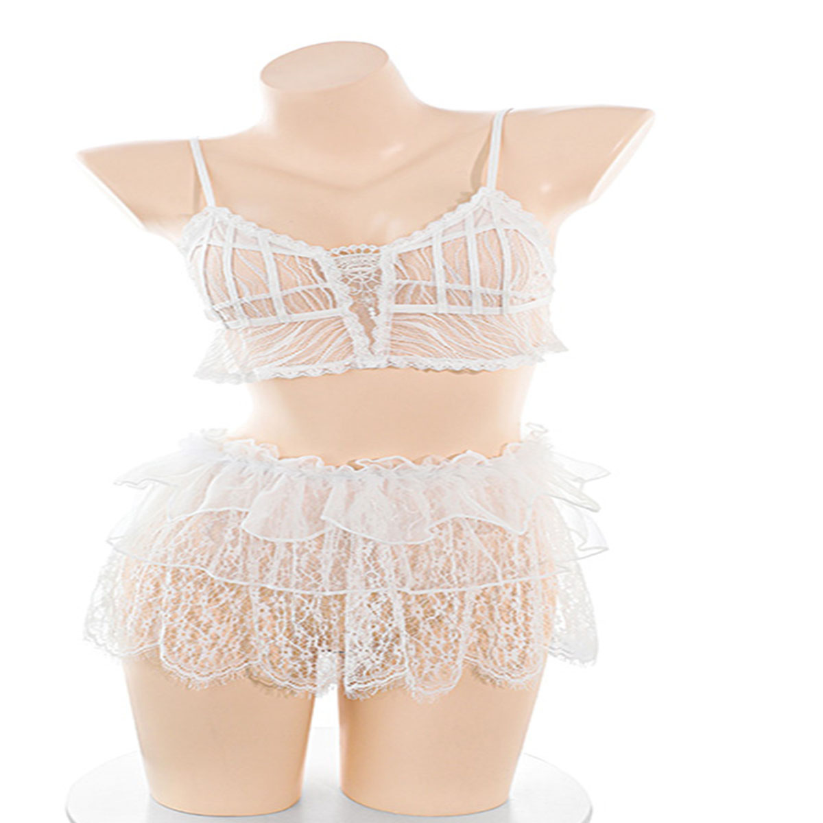 LISM Süßes, durchsichtiges Spi – Lace Bralette Set Bewertung und Preis